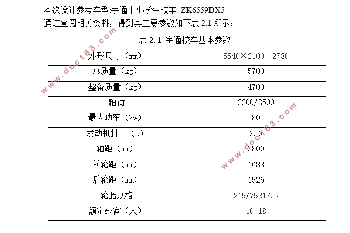 宇通校车前悬架系统设计(含CAD零件图装配图)