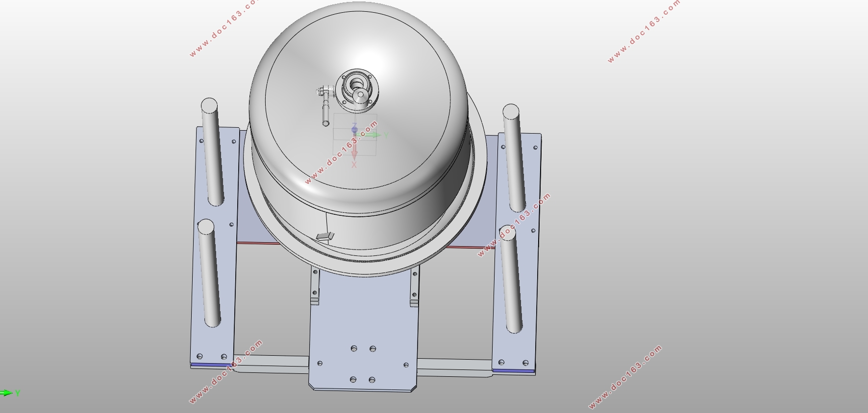 真空搅拌机的设计(含CAD零件图装配图,SolidWorks三维图)
