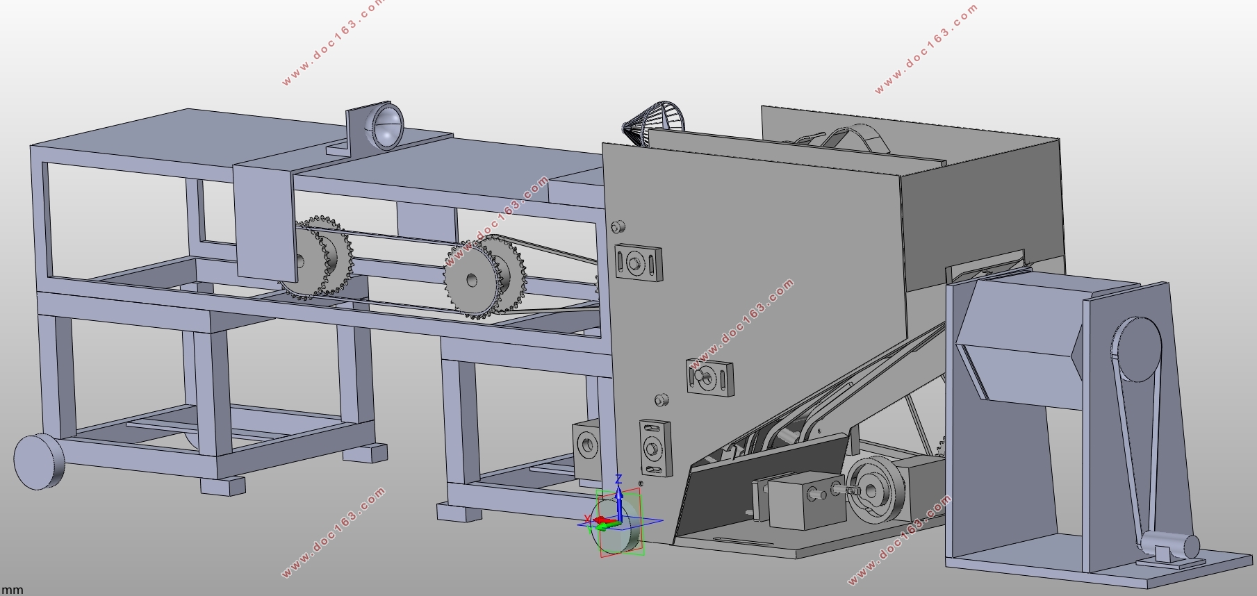 竹筷制造一体机的设计(含CAD零件图装配图,SolidWorks三维图)