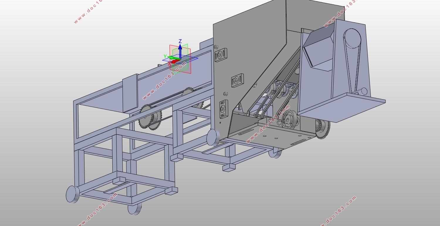 竹筷制造一体机的设计(含CAD零件图装配图,SolidWorks三维图)