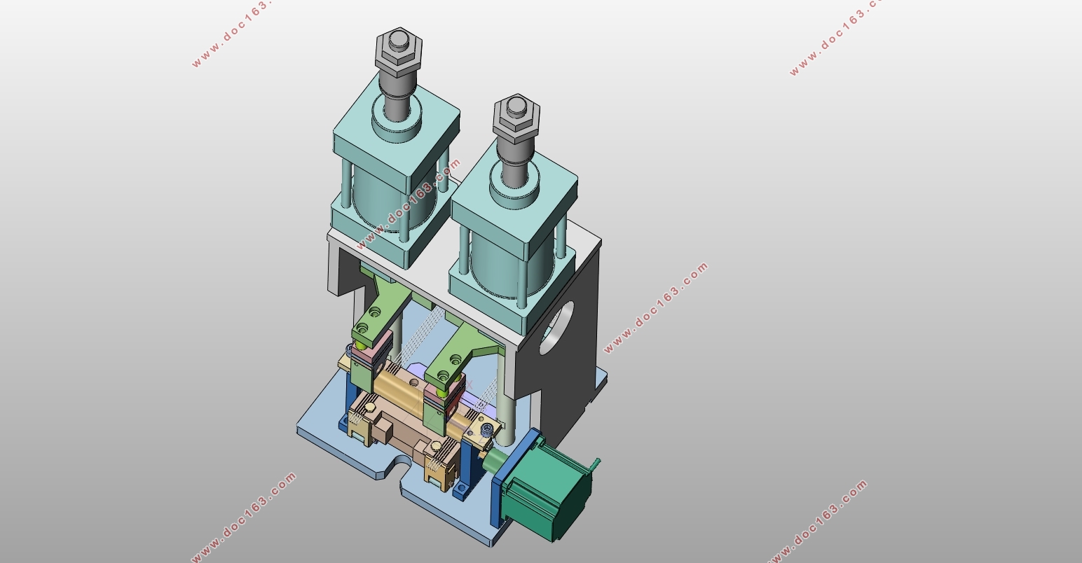 ҽø˫ͨԶл(CADͼװͼ,SolidWorksάͼ)