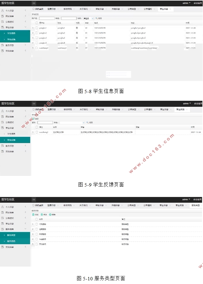 留学生社区运营系统的设计与实现(SSM,MySQL)