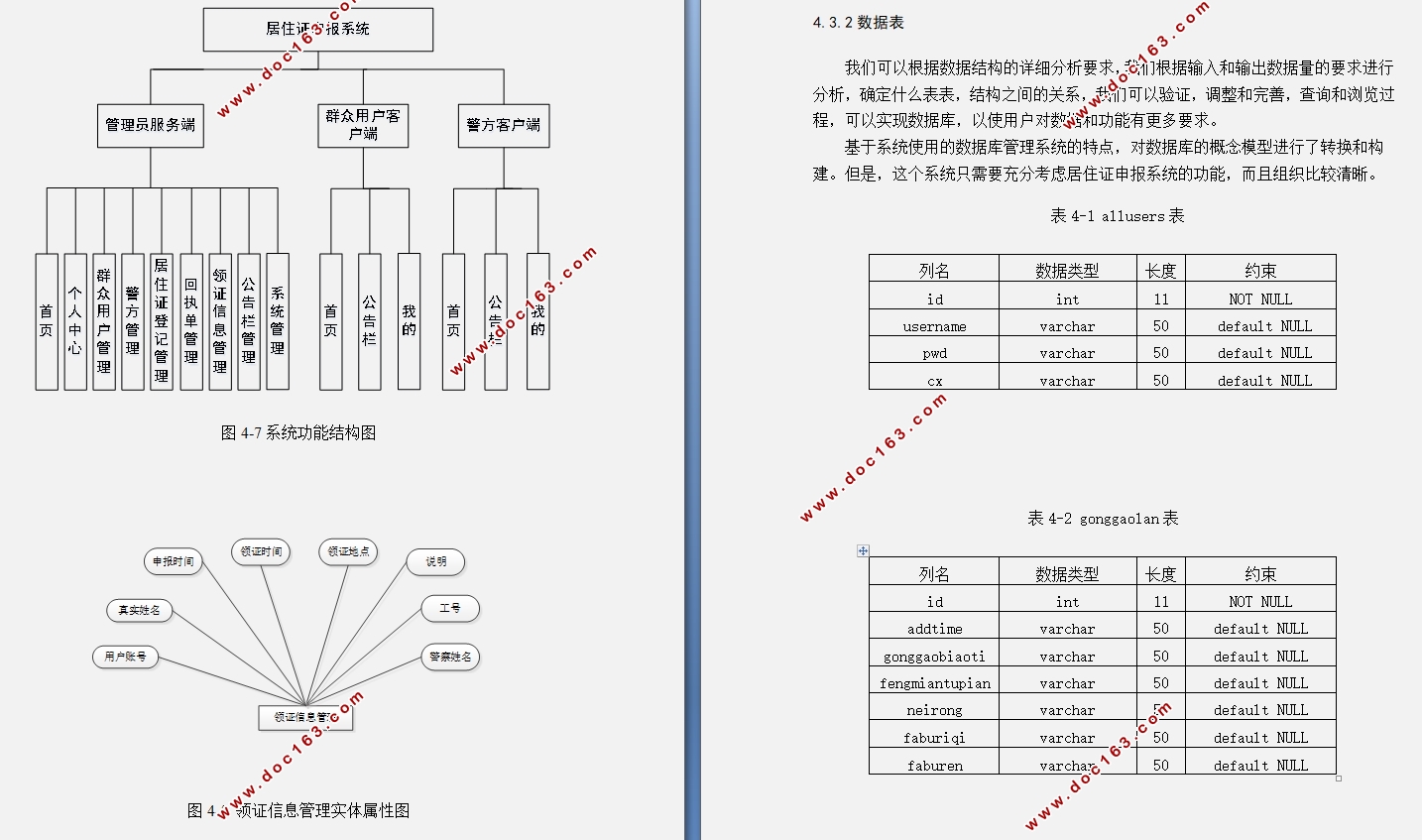 基于微信小程序的居住证申报系统的设计与实现(SSM,MySQL)