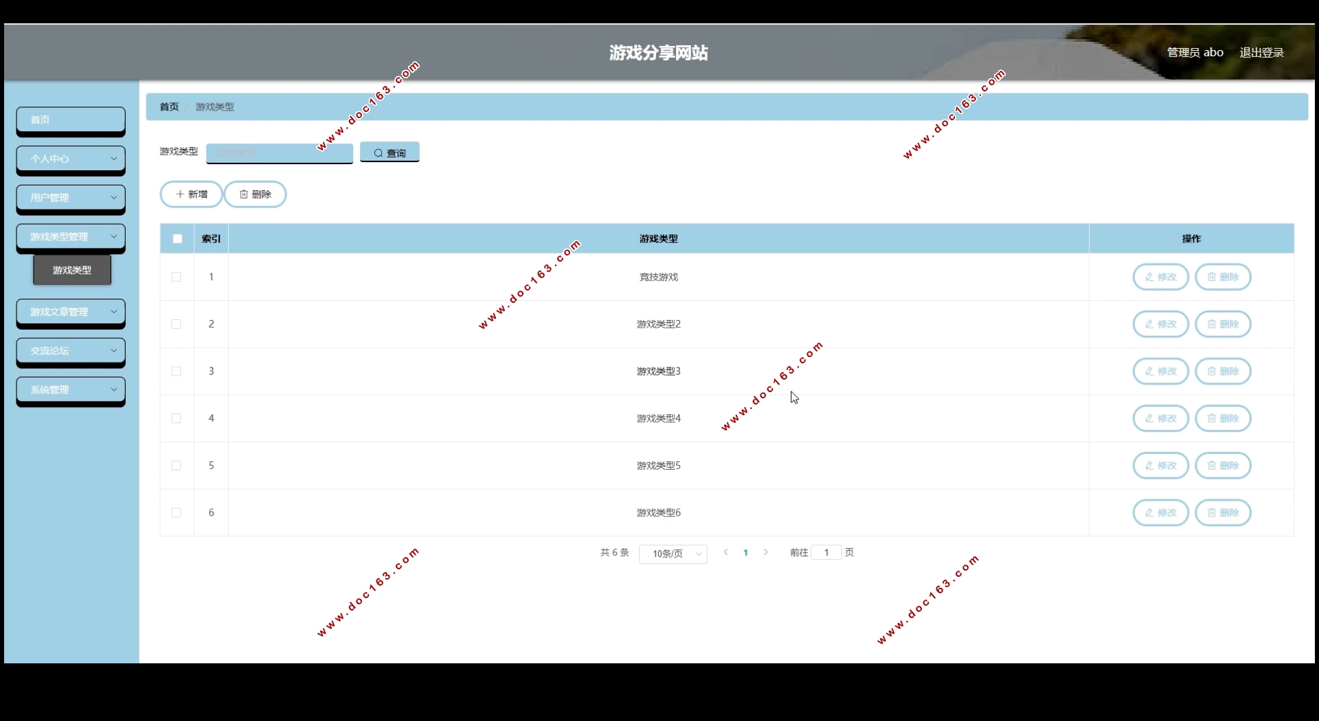 游戏分享网站的设计与实现(Springboot,MySQL)