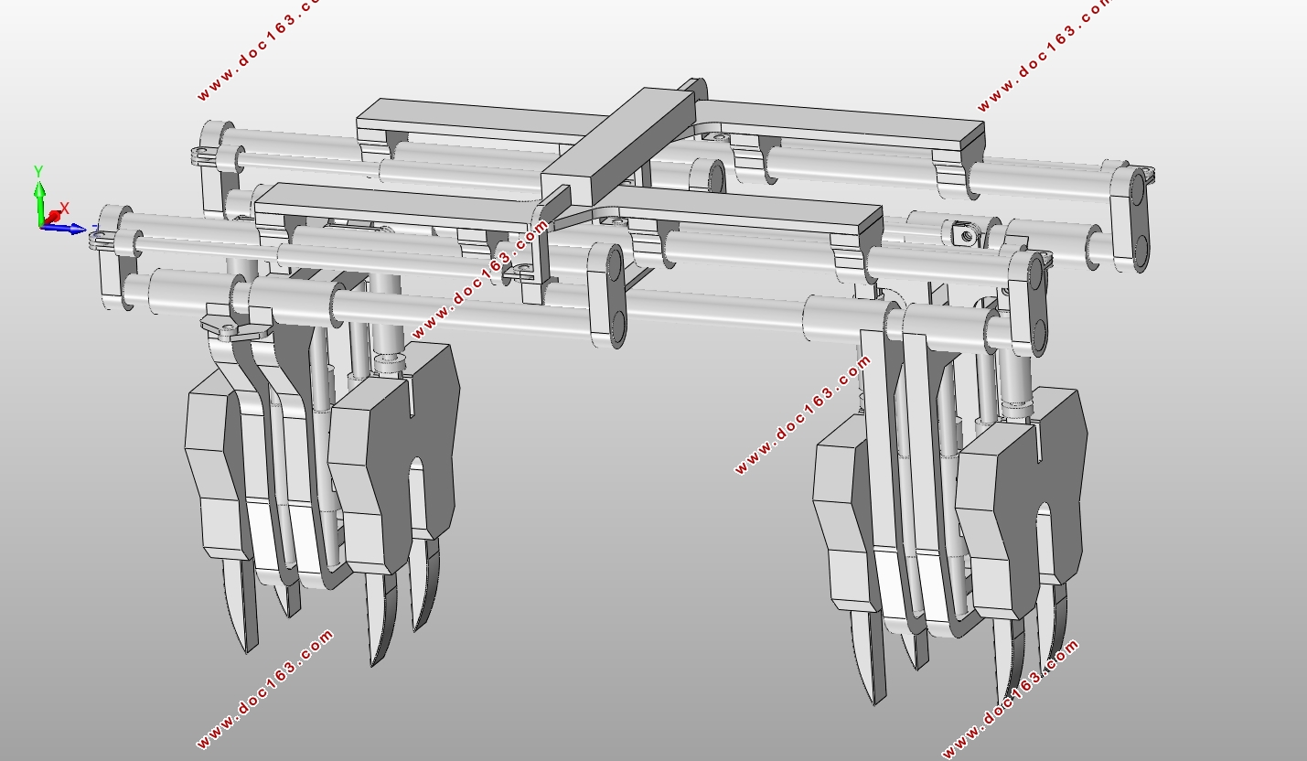 铁道捣固机机构设计(含CAD图,SolidWorks三维图)