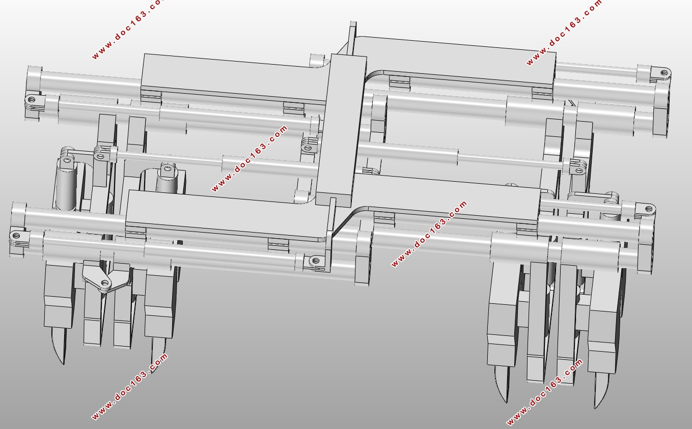 铁道捣固机机构设计(含CAD图,SolidWorks三维图)