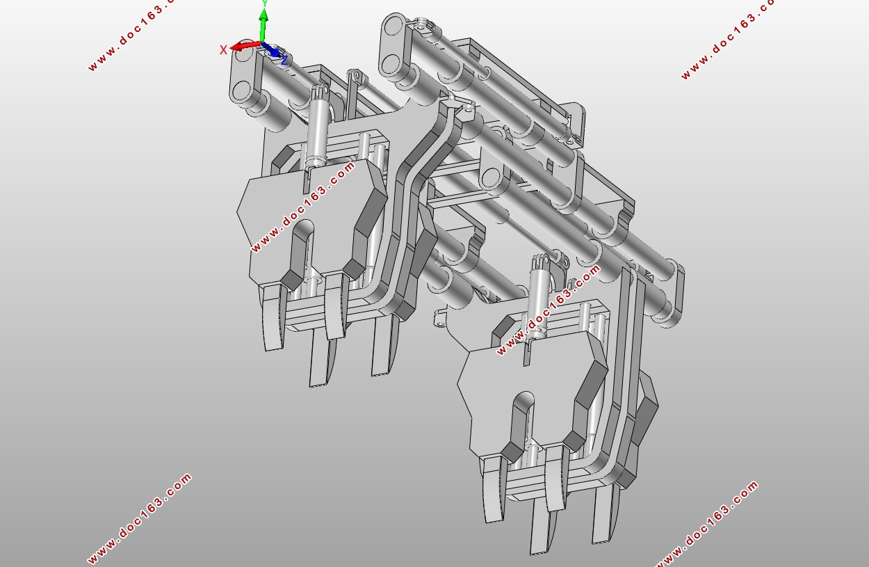 铁道捣固机机构设计(含CAD图,SolidWorks三维图)