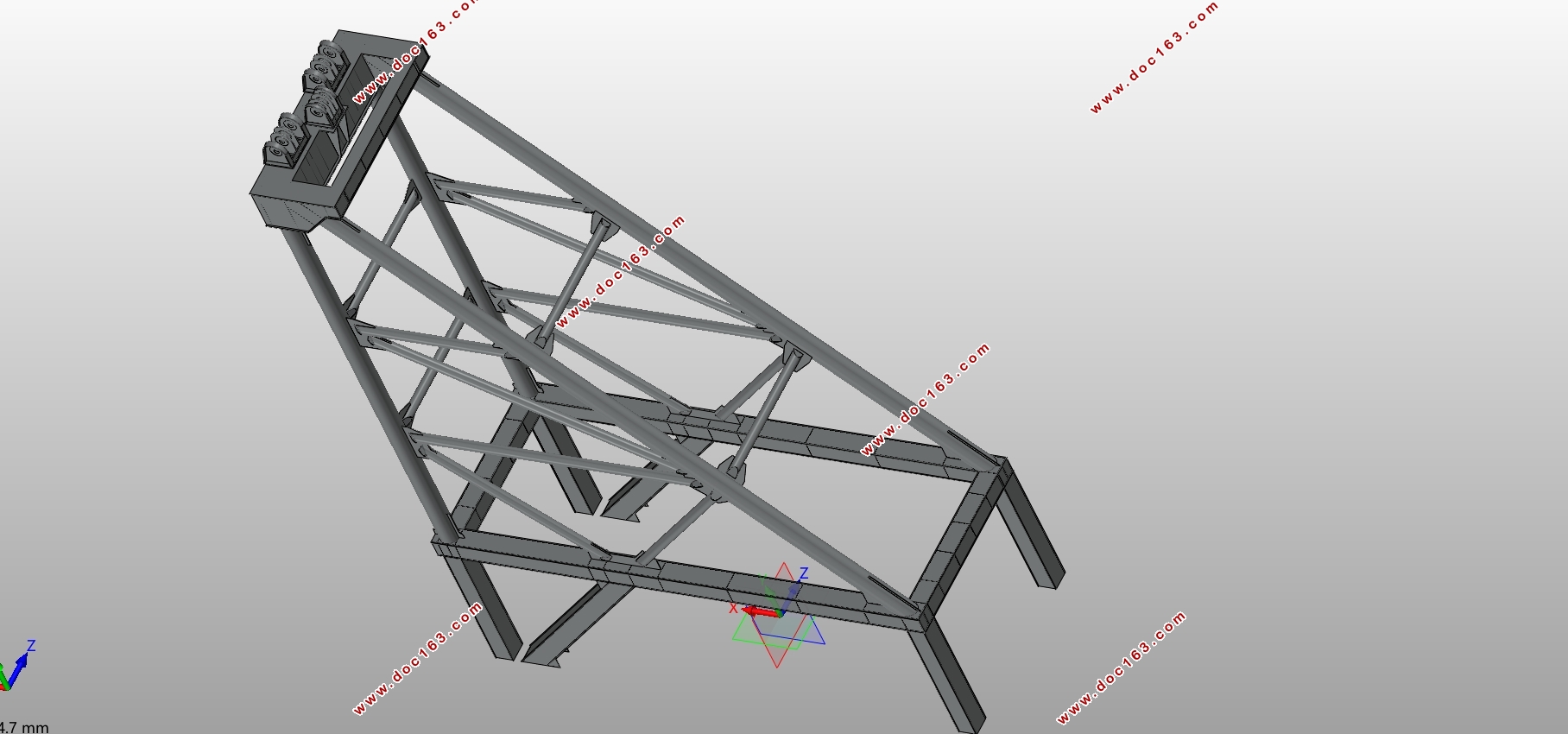 200T门座起重机总体及人字架结构设计(含CAD,SolidWorks三维图)