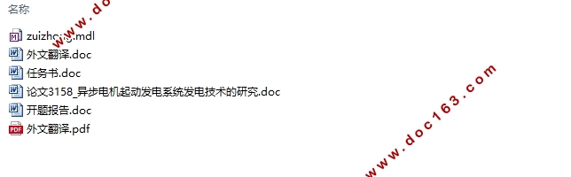 异步电机起动/发电系统发电技术的研究